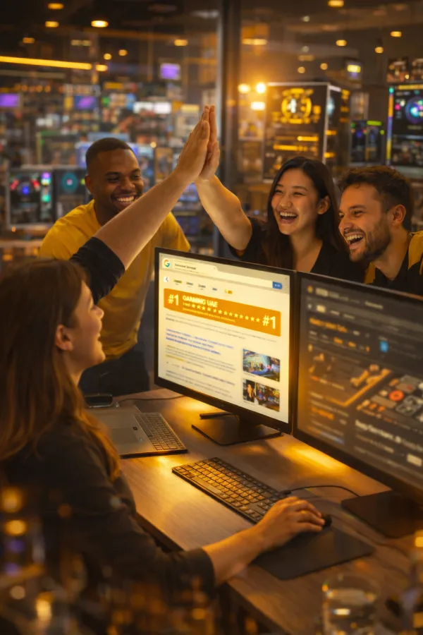 #1 Google Ranking – Gaming UAE